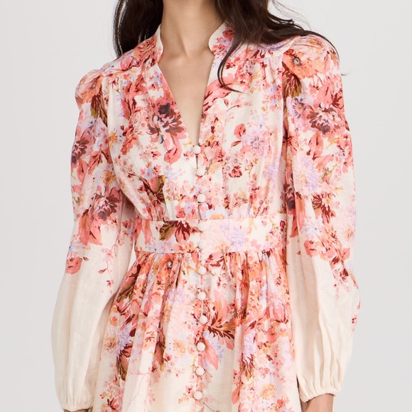 Zimmermann Devi Plunge Mini Dress AU 3. US Size 10 BNWT - Picture 15 of 15